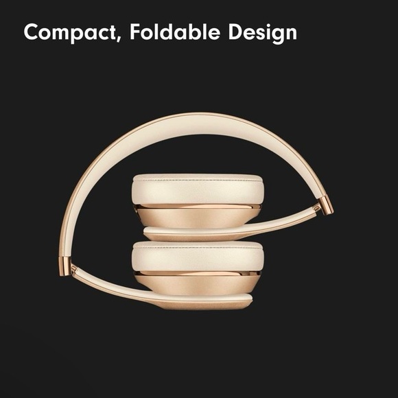 SOLD Gold Beats SOLO 3 On-Ear Wireless Bluetooth Headphones Brand New and Sealed - Picture 13 of 16